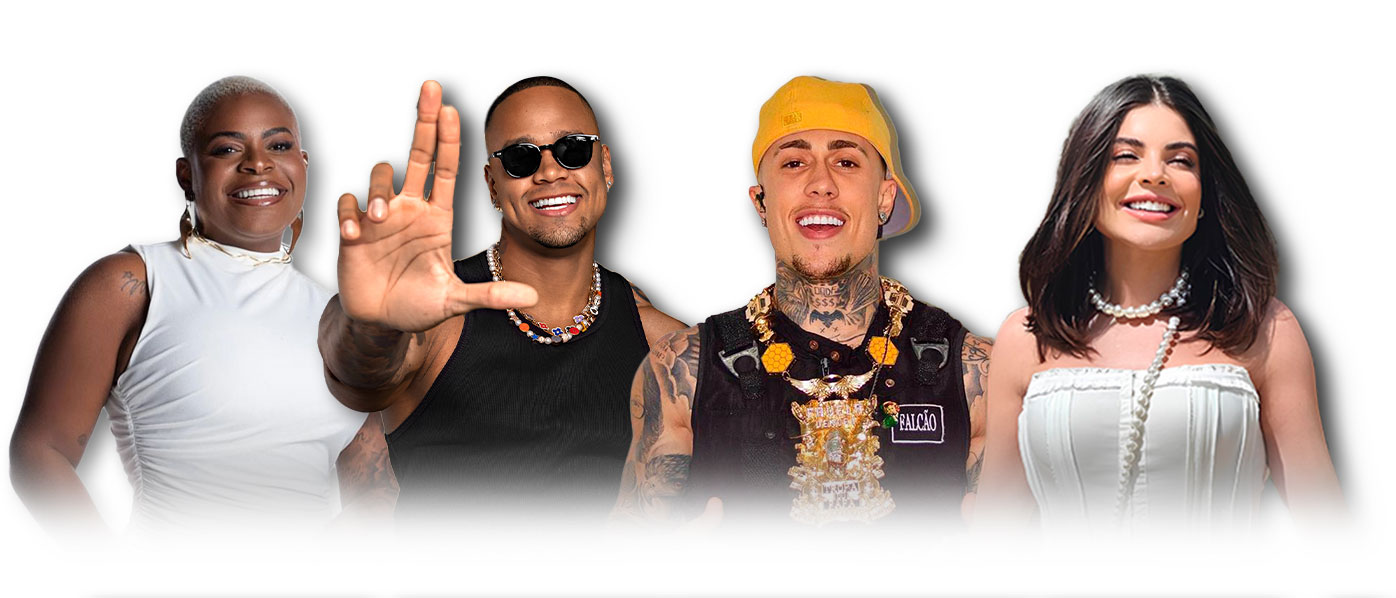 Embaixadores do Esportes Gaming Brasil: Jojo Todynho, Léo Santana, MC Daniel e Gkay